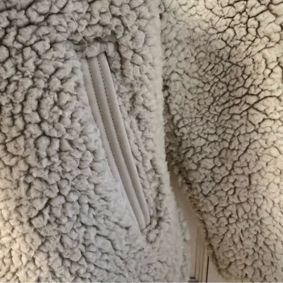 Cozy Sherpa 1/4 Zipped Fleece Cream Womens Size Medium - Picture 4 of 7